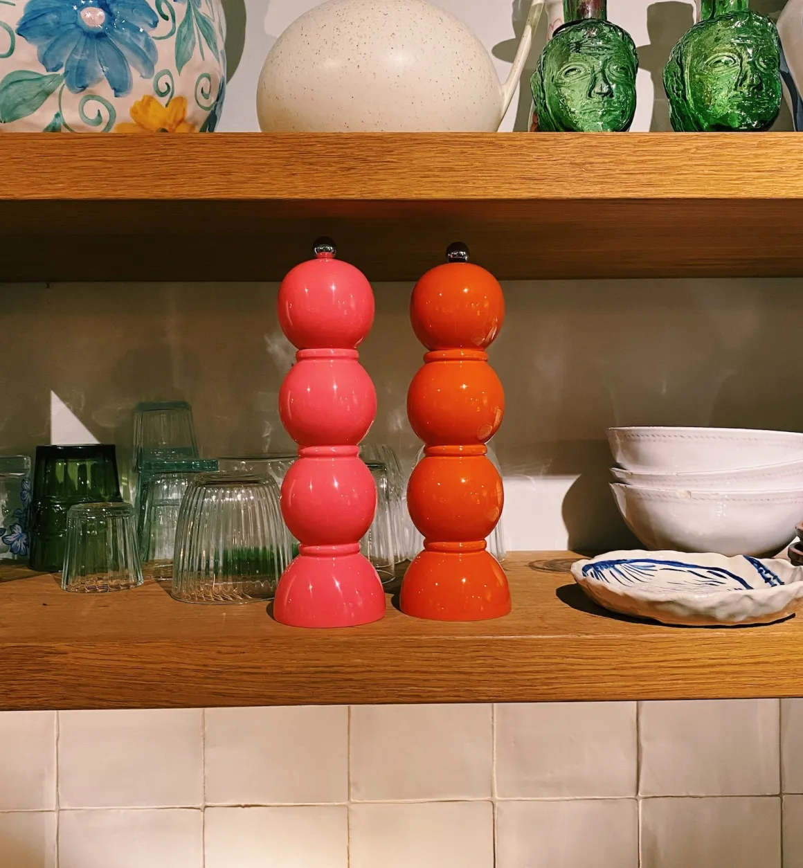 Addison Ross Servies | Orange Salt/Pepper Mill Grinder