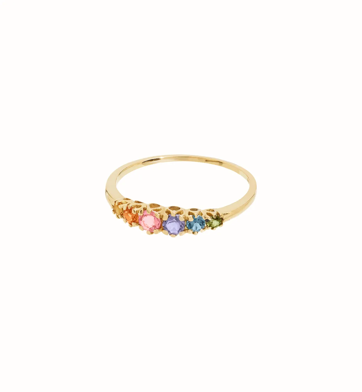 Anna + Nina 14K Goud | Anna Ring Eclectic 14K Geelgoud