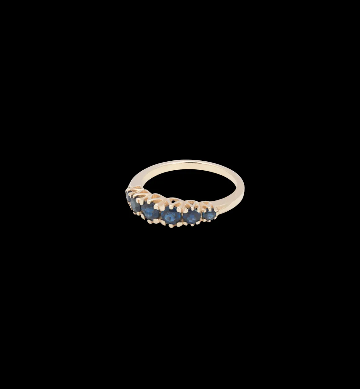 Anna + Nina 14K Goud | Voor Je Partner | Anna Ring Sapphire 14K Geelgoud