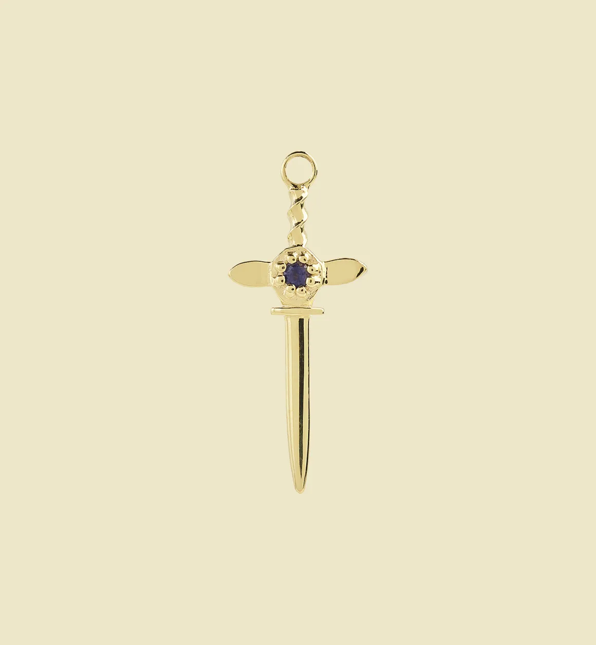 Anna + Nina 14K Goud | Bluebell Knight Earring Charm 14K