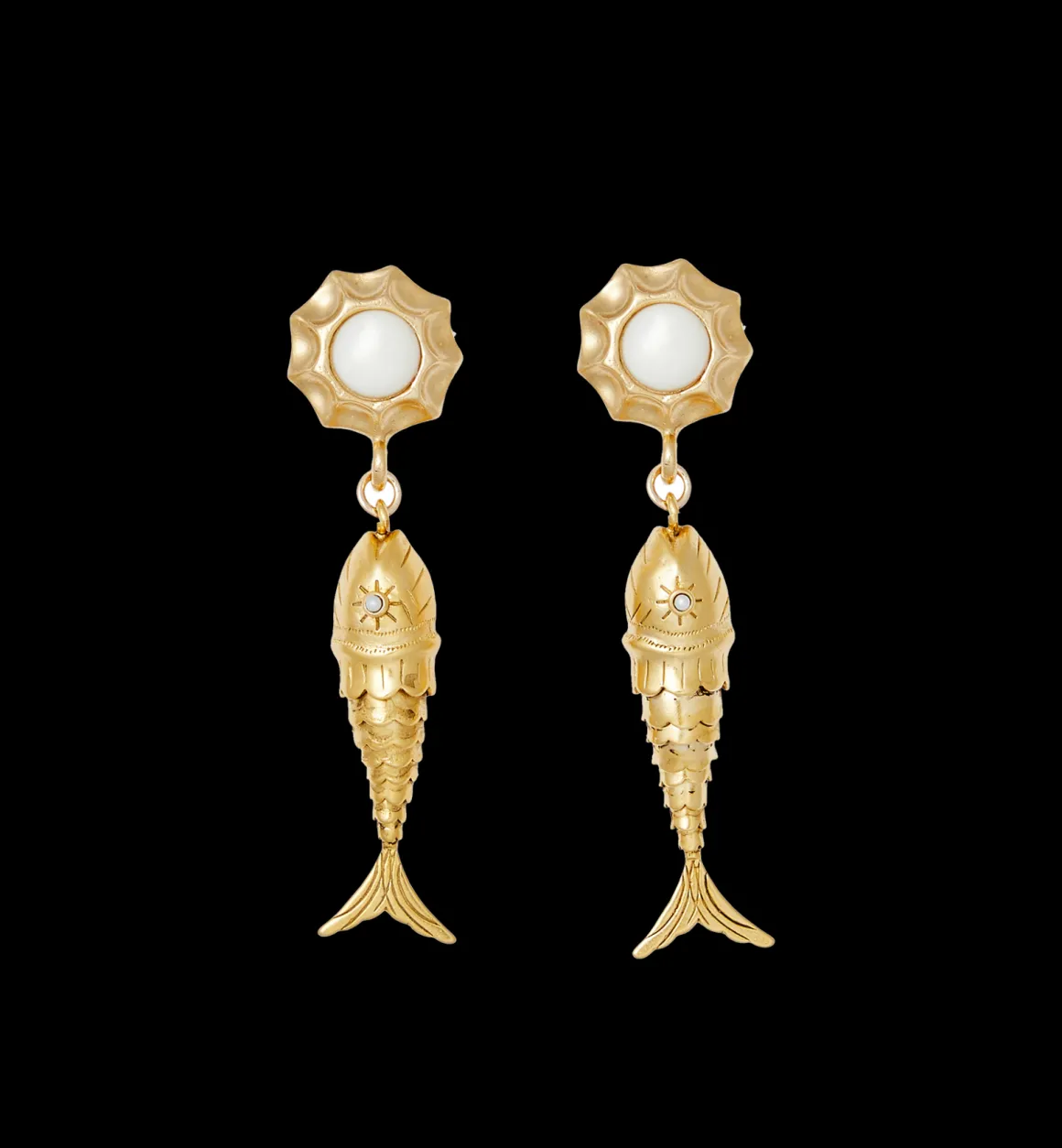 Brinker + Eliza ​Verguld | Voor Je Partner | Dory Fish Earrings