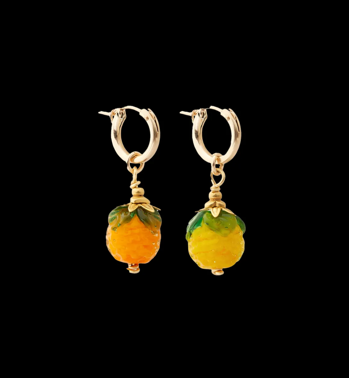 Brinker + Eliza ​Verguld | Fruit Salad Orange/Yellow Earrings