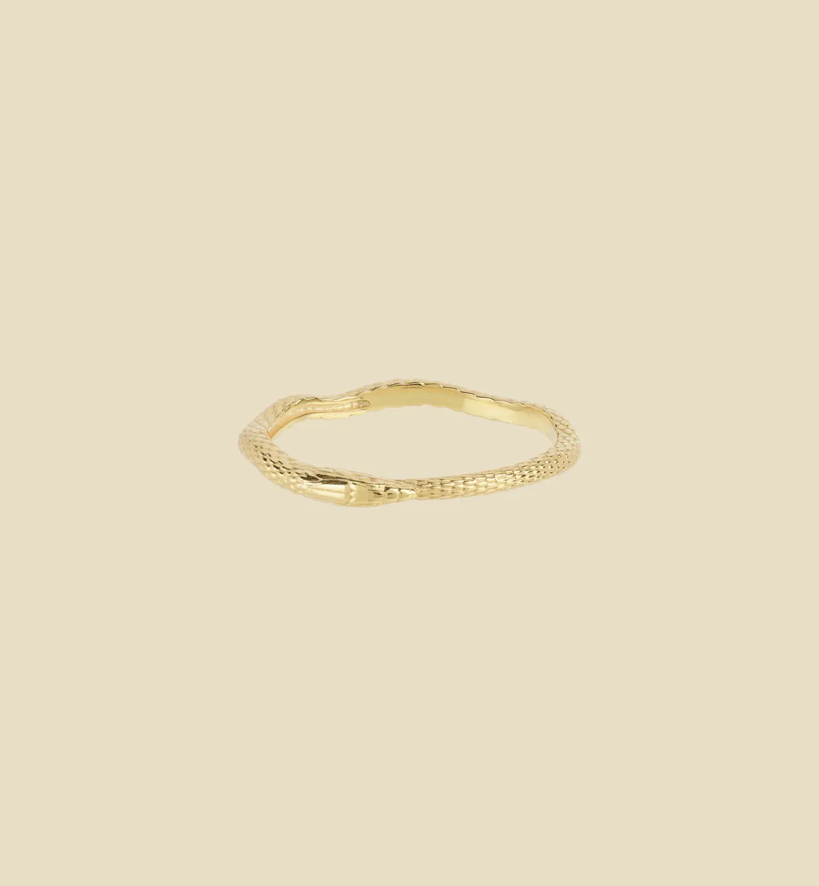 Anna + Nina 14K Goud | Charmed Serpent Ring 14K YellowGold