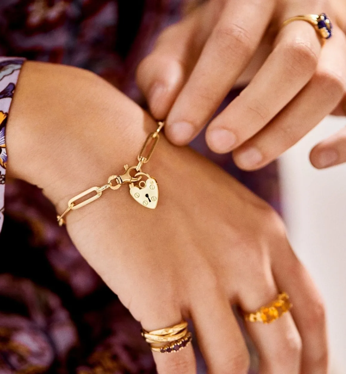 Anna + Nina 14K Goud | Voor Je Partner | Closed Forever Bracelet 14K