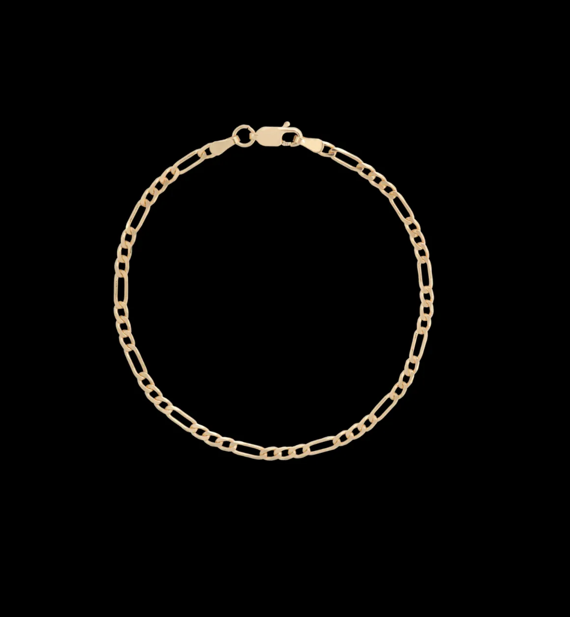 Anna + Nina 14K Goud | Collier Figaro Chain Bracelet 14K