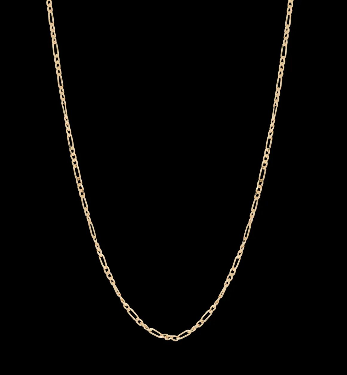 Anna + Nina 14K Goud | Voor Een Vriend(in) | Collier Figaro Chain Necklace 14K