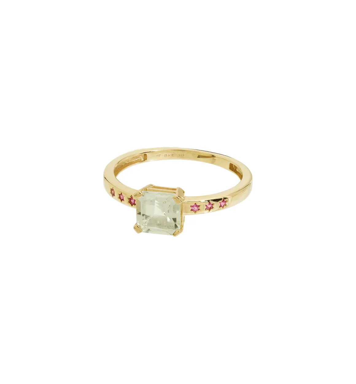 Anna + Nina 14K Goud | Cosmos Ring 14K Geelgoud