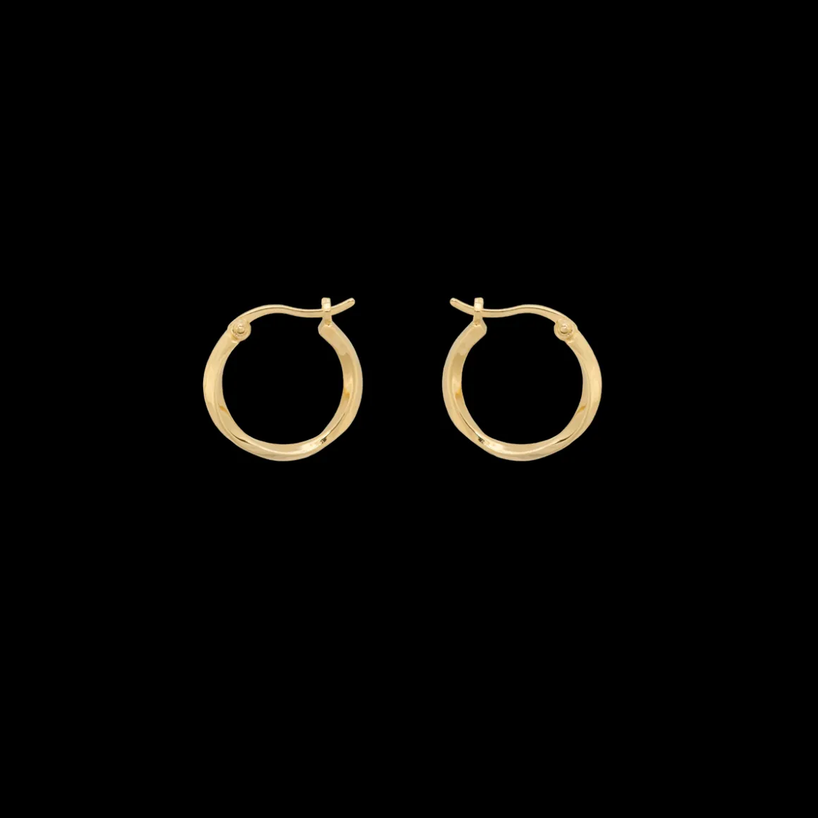 Anna + Nina ​Verguld | Zilver & Verzilverd | Dazzling Ring Earrings