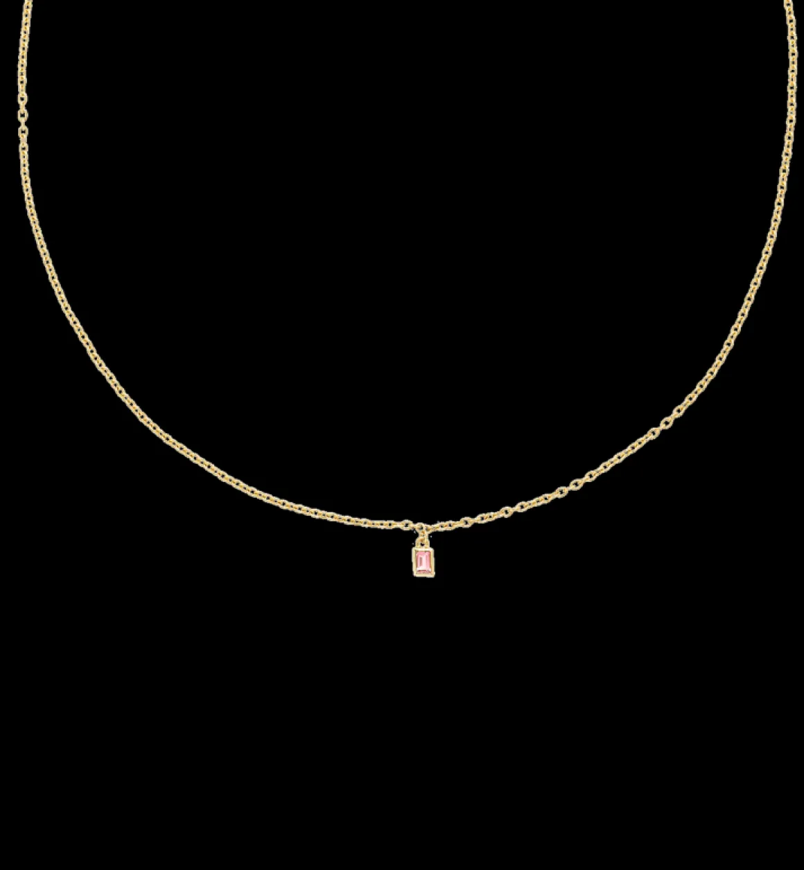 Anna + Nina 14K Goud | Eve Blush Necklace 14K