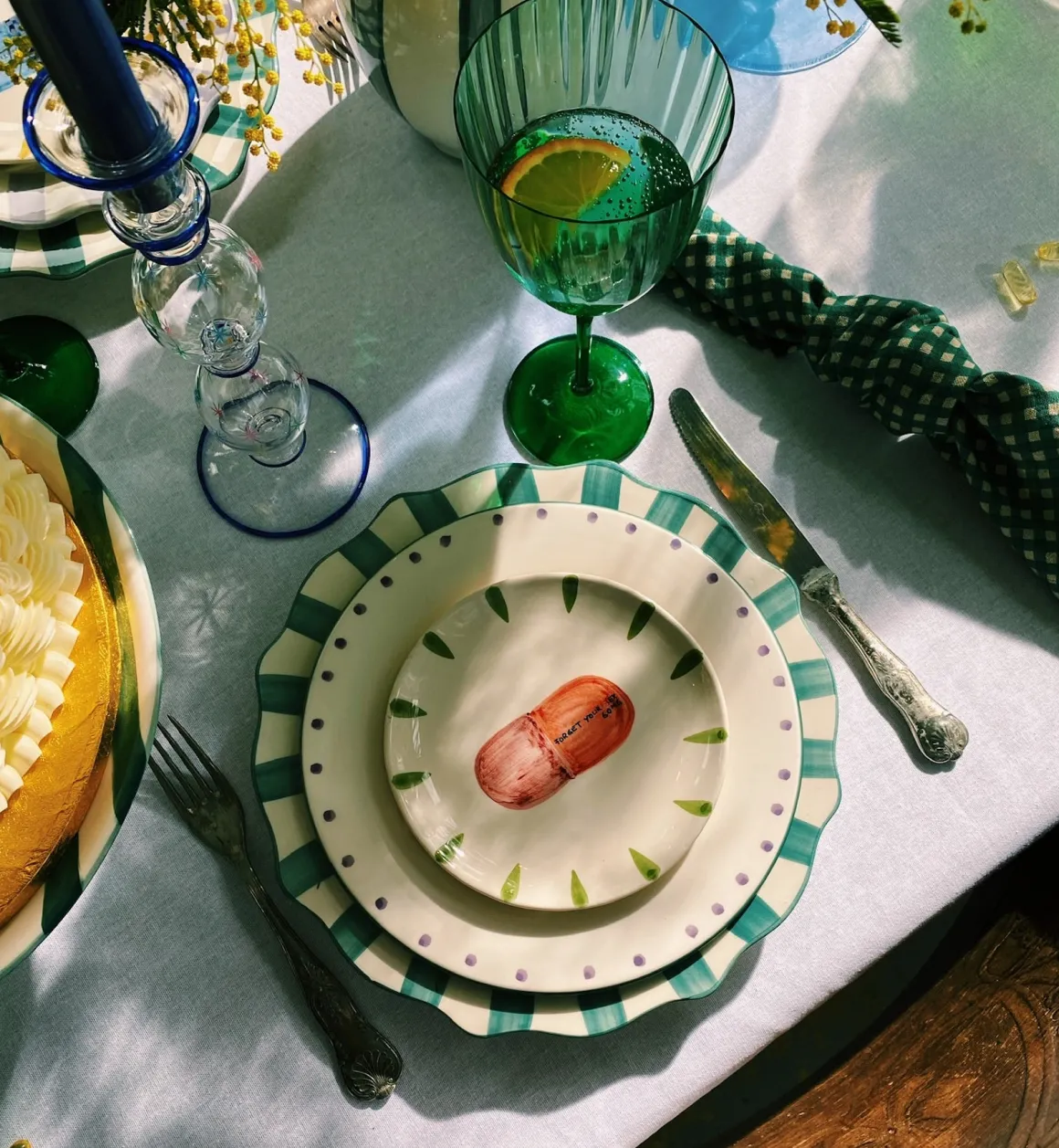 Anna + Nina - Home Servies | Forget Your Ex Pill Dessert Plate