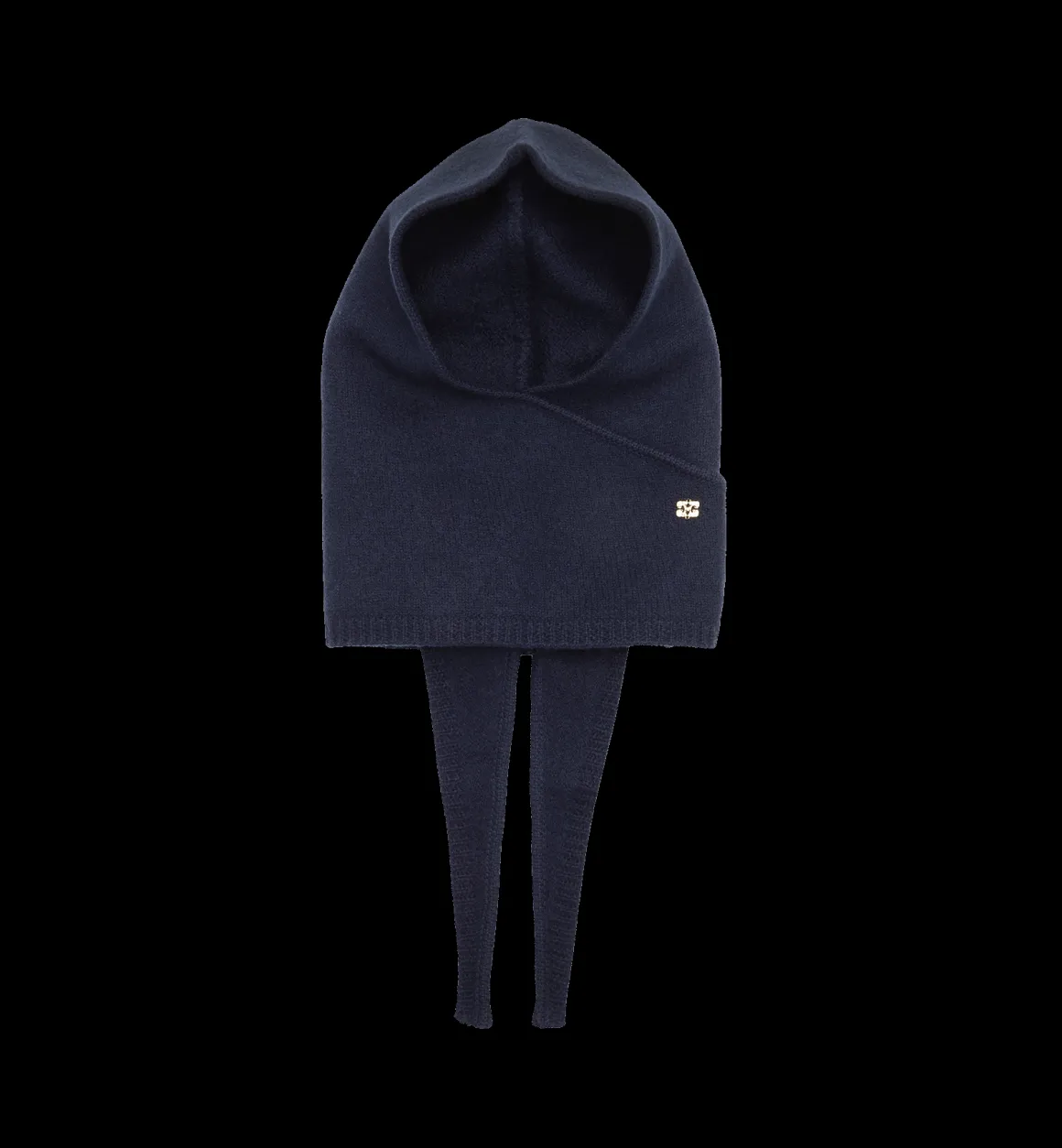 GANNI Accessories | Black Boiled Balaclava