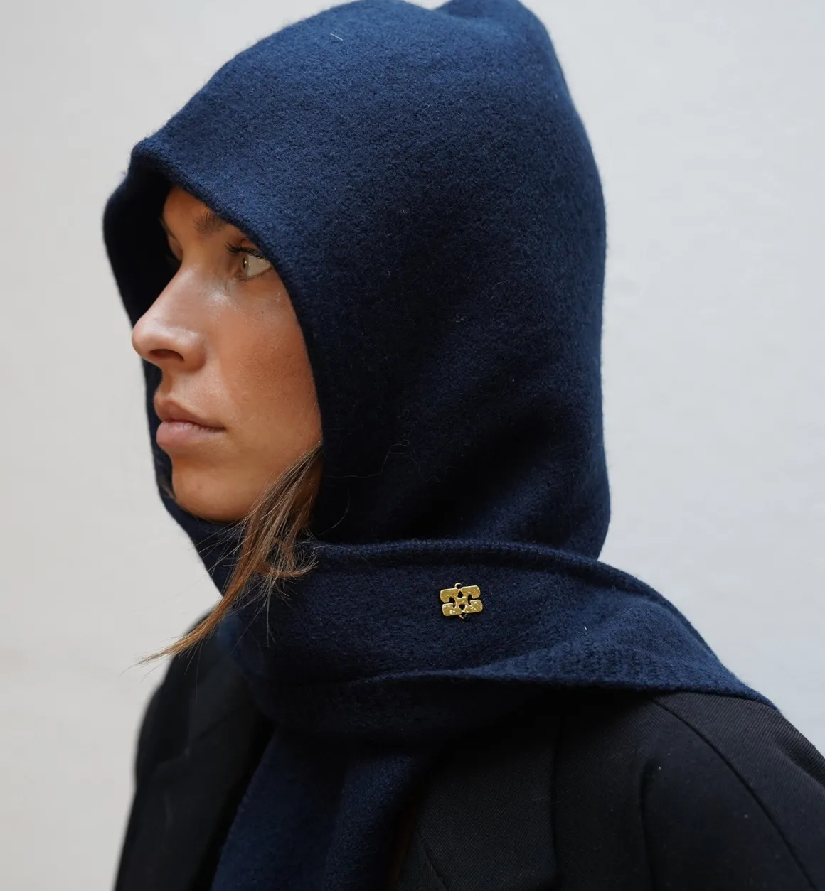 GANNI Accessories | Black Boiled Balaclava