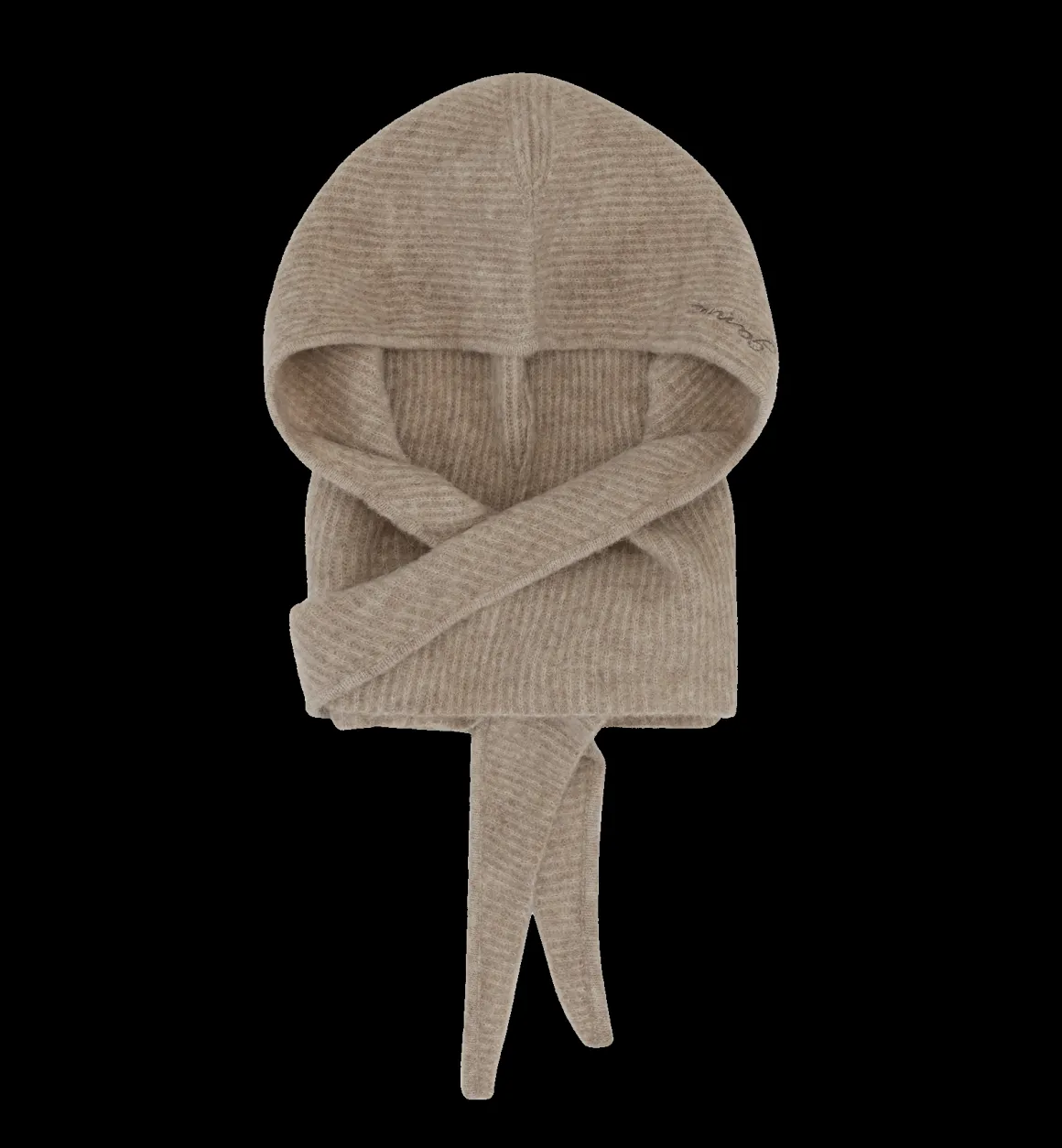 GANNI Accessories | Brown Soft Balaclava