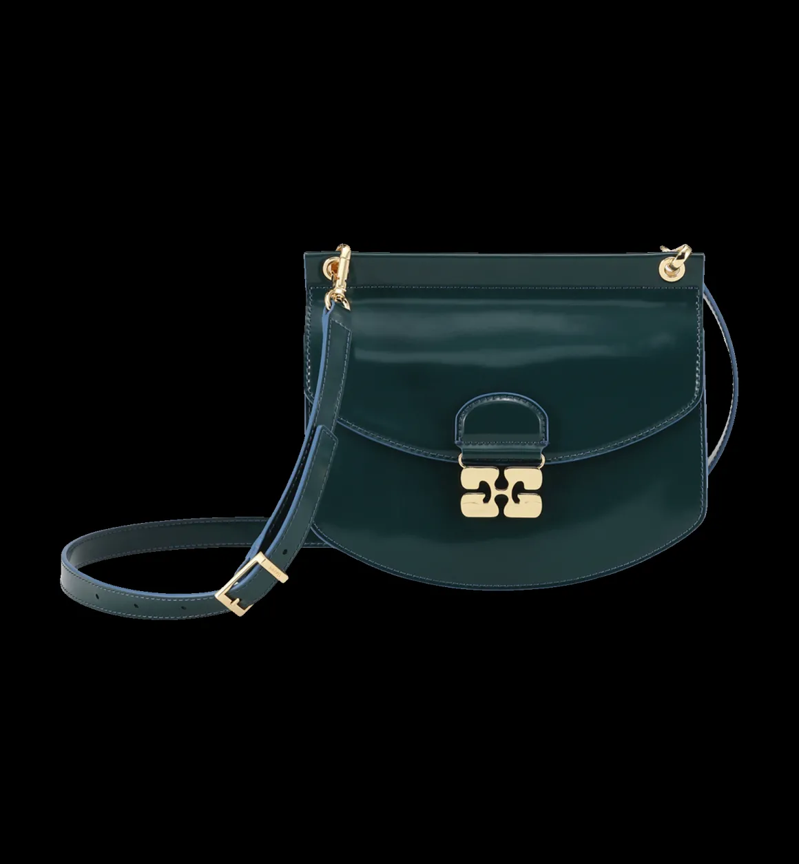 GANNI Accessories | Green Apo-G Patent Bag