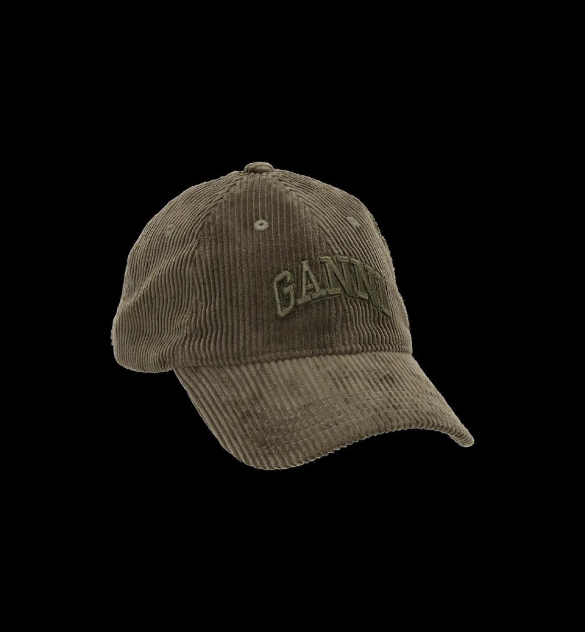 GANNI Accessories | Green Corduroy Cap