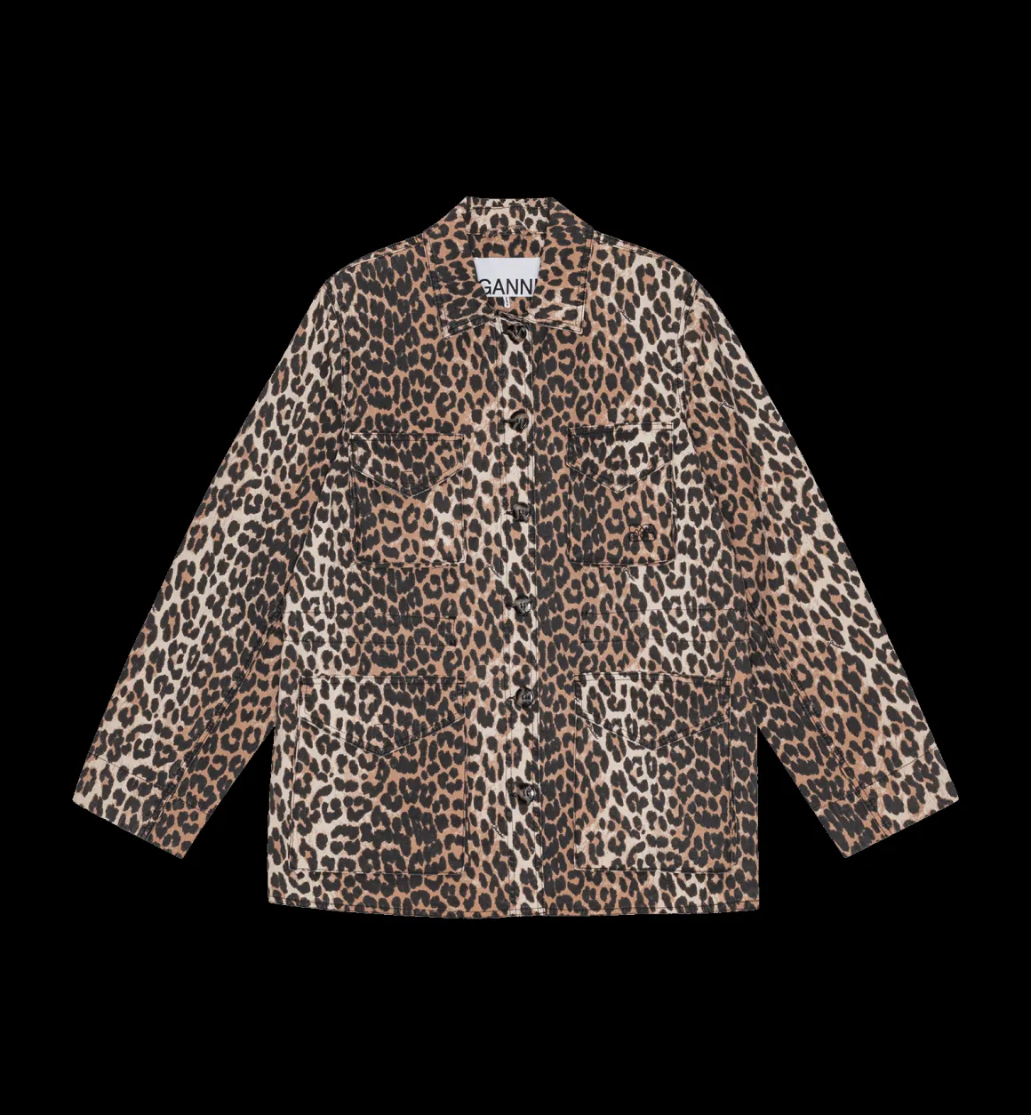 GANNI Jassen | Leopard Jacket Brown