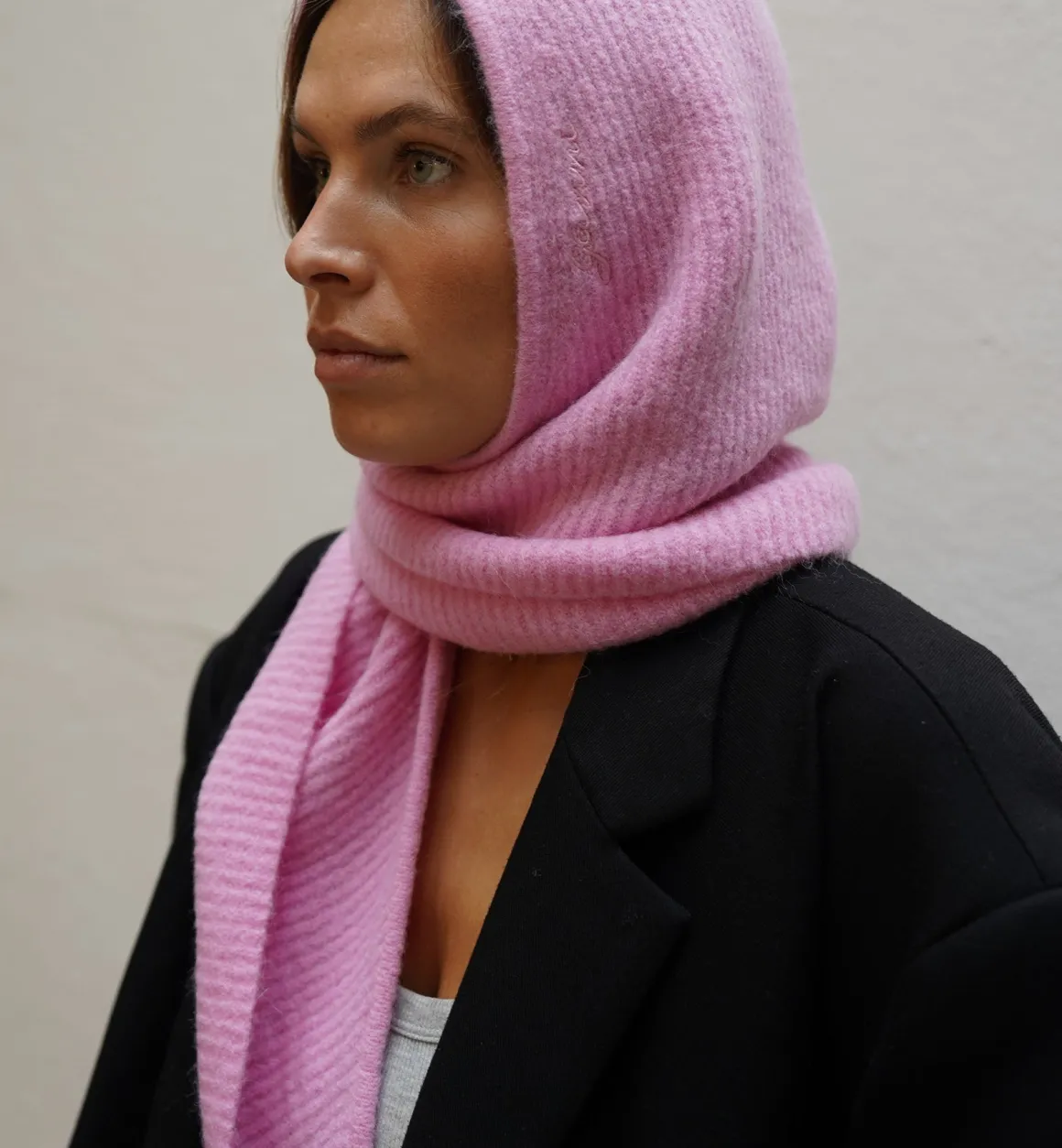 GANNI Accessories | Pink Soft Balaclava