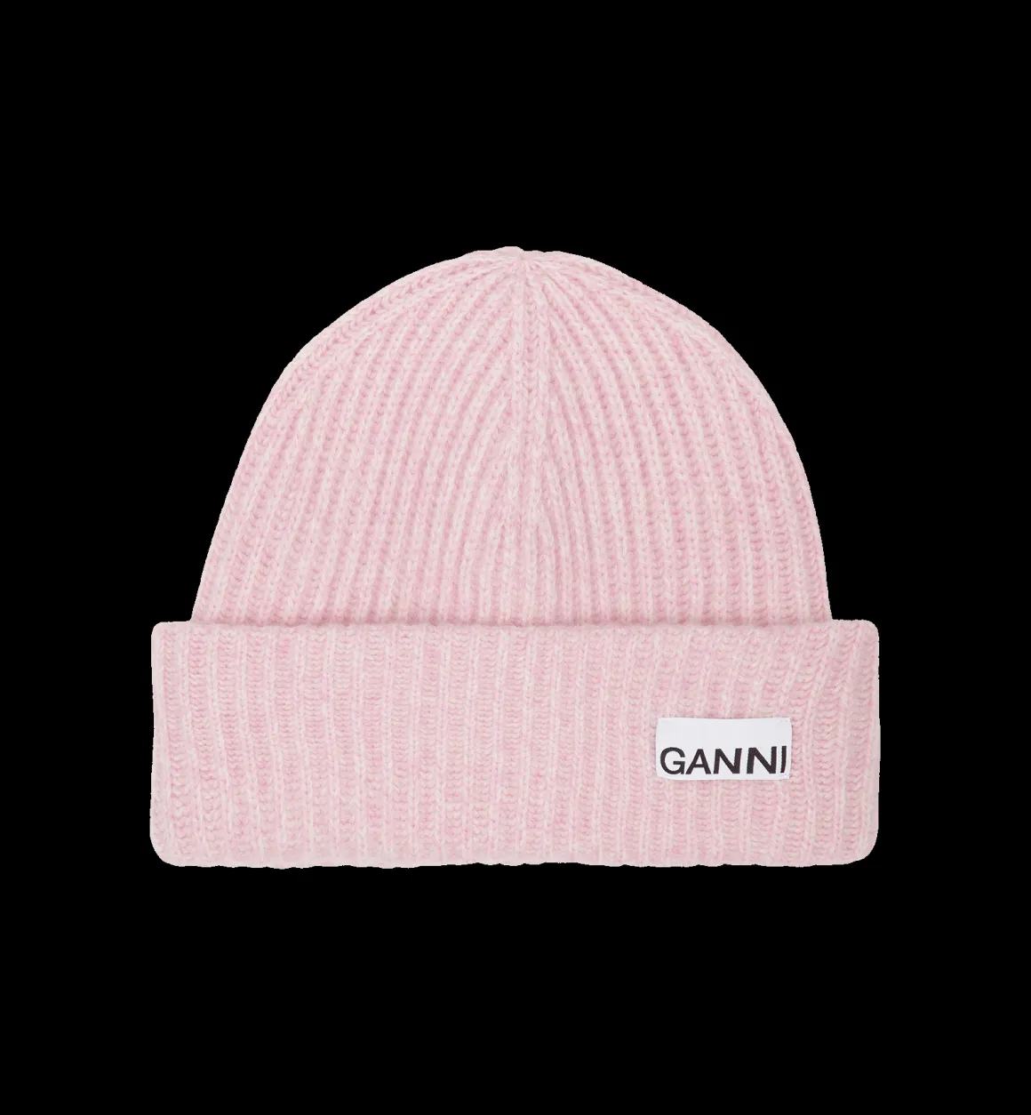 GANNI Accessories | Pink Structured Rib Beanie