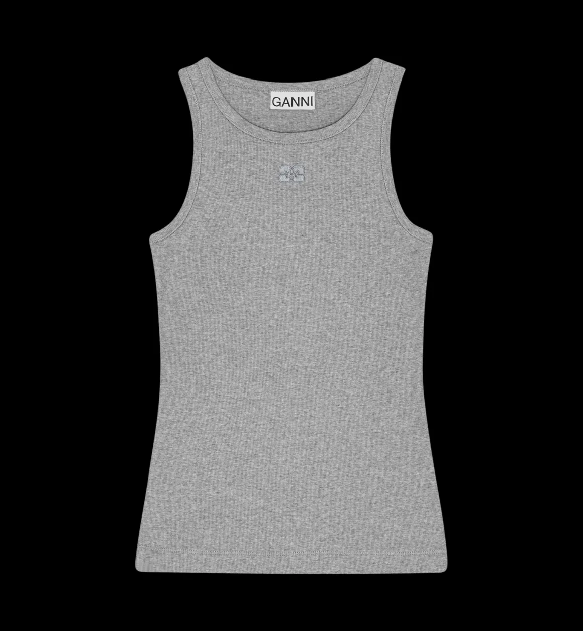 GANNI Tops | Soft Tank Top Grey