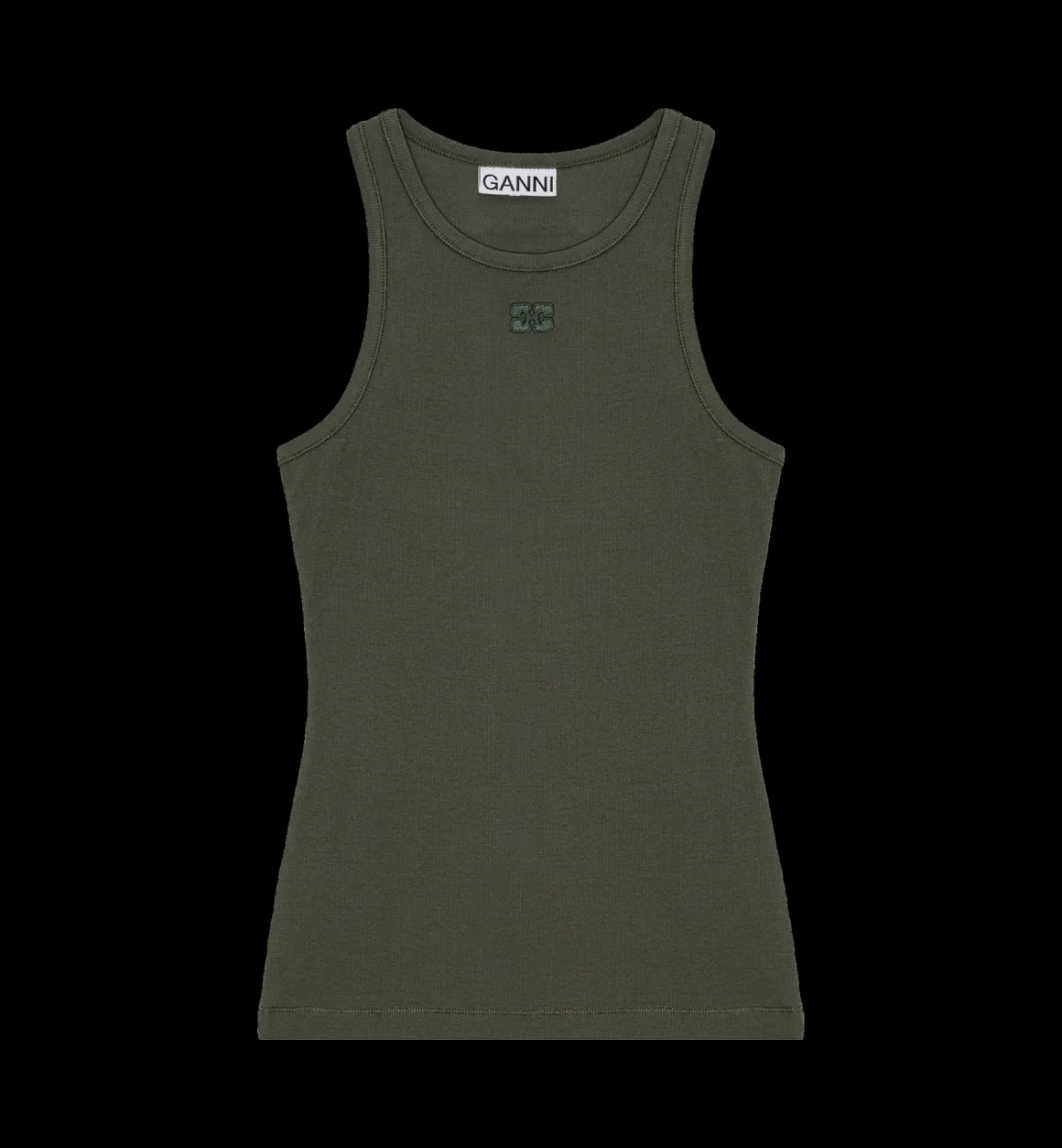 GANNI Tops | Soft Tank Top Grey