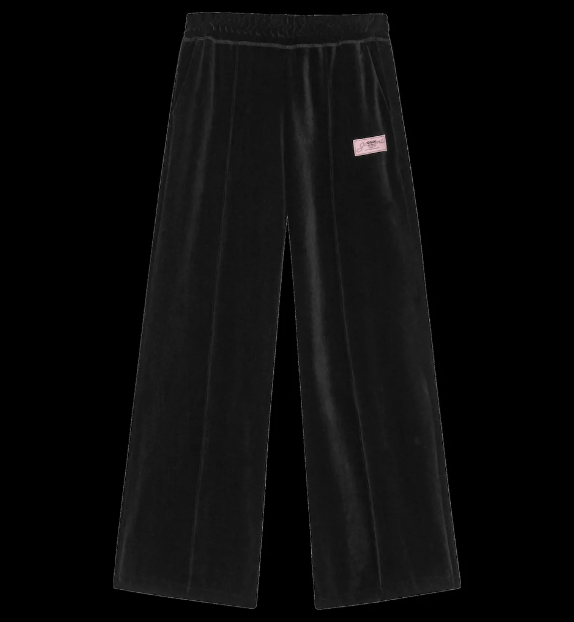 GANNI Broeken & Rokken | Co-Ords | Velour Pants Black