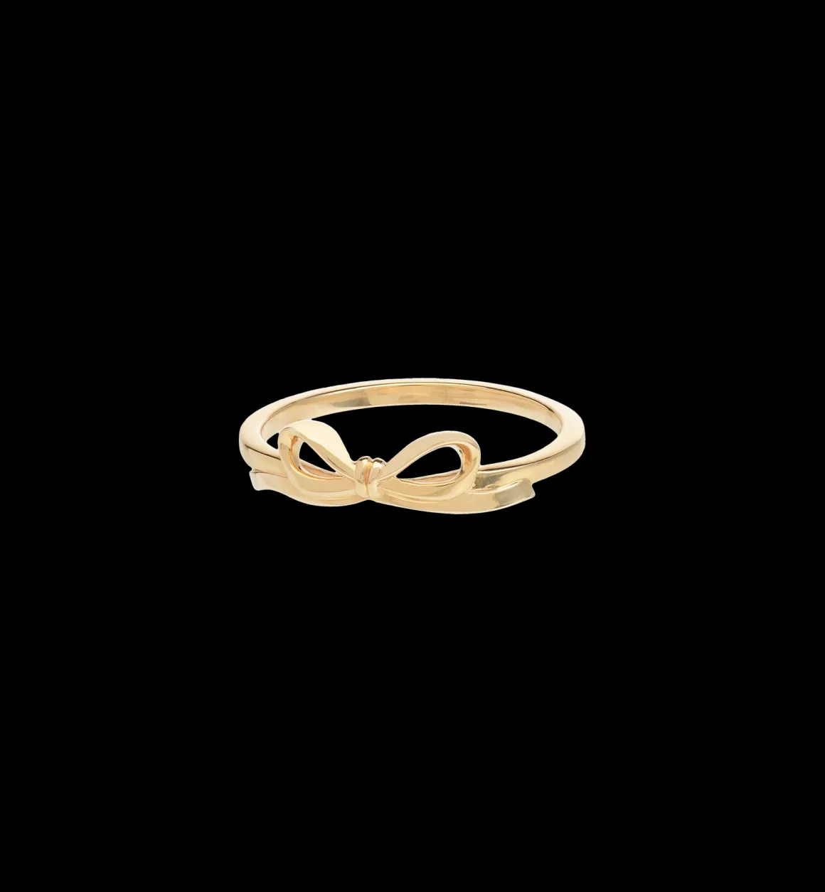 Anna + Nina 14K Goud | Voor Je Partner | Golden Ribbon Ring 14K YellowGold