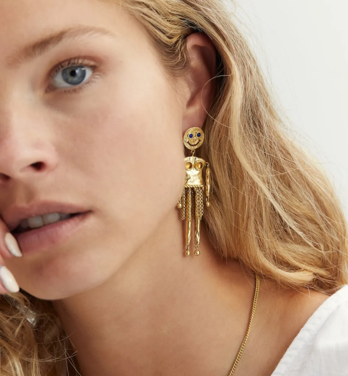 Anna + Nina ​Verguld | Voor Je Partner | Iconic Duo Stud Earrings