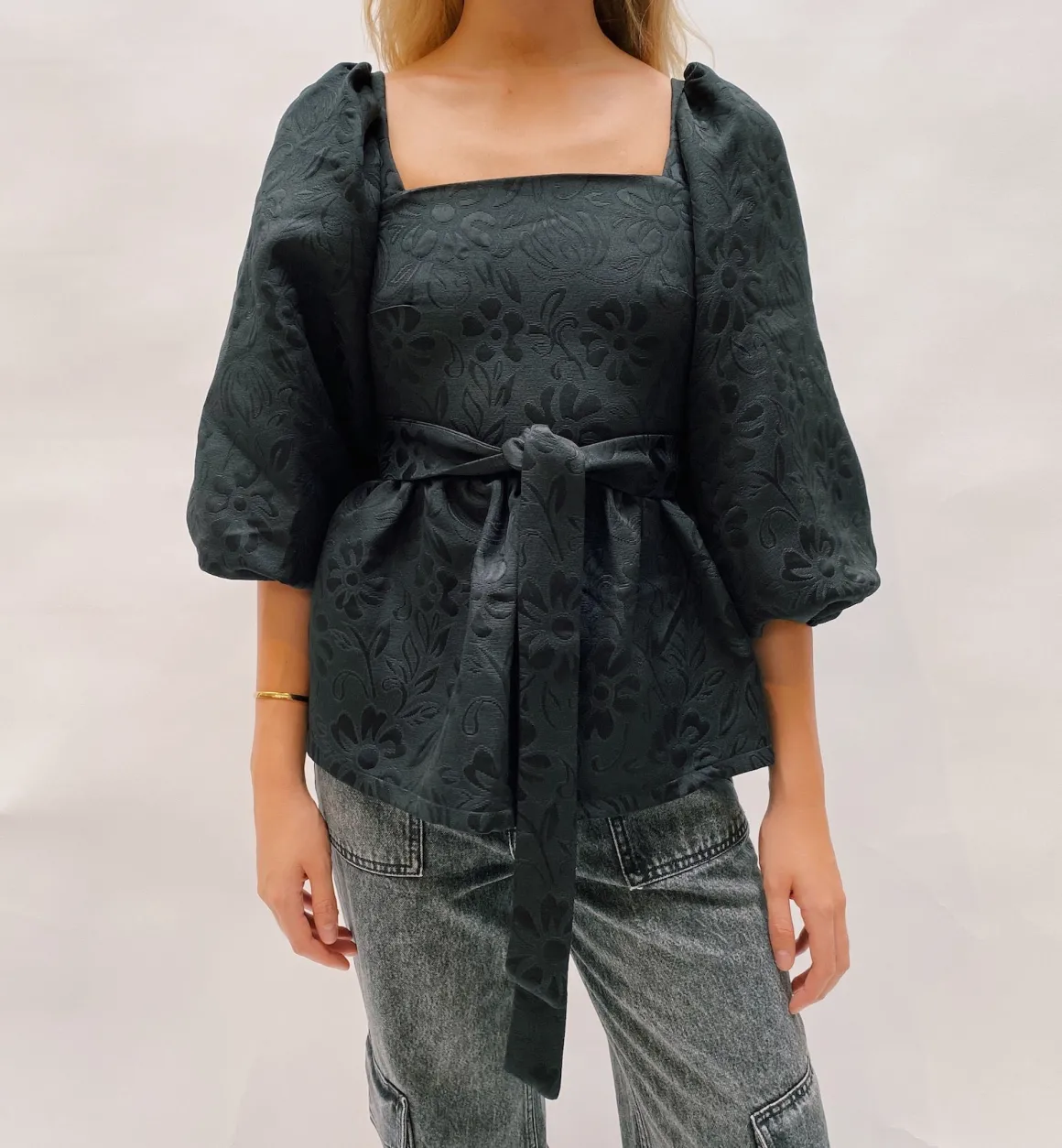 Laagam Tops | Cecile Blouse Black