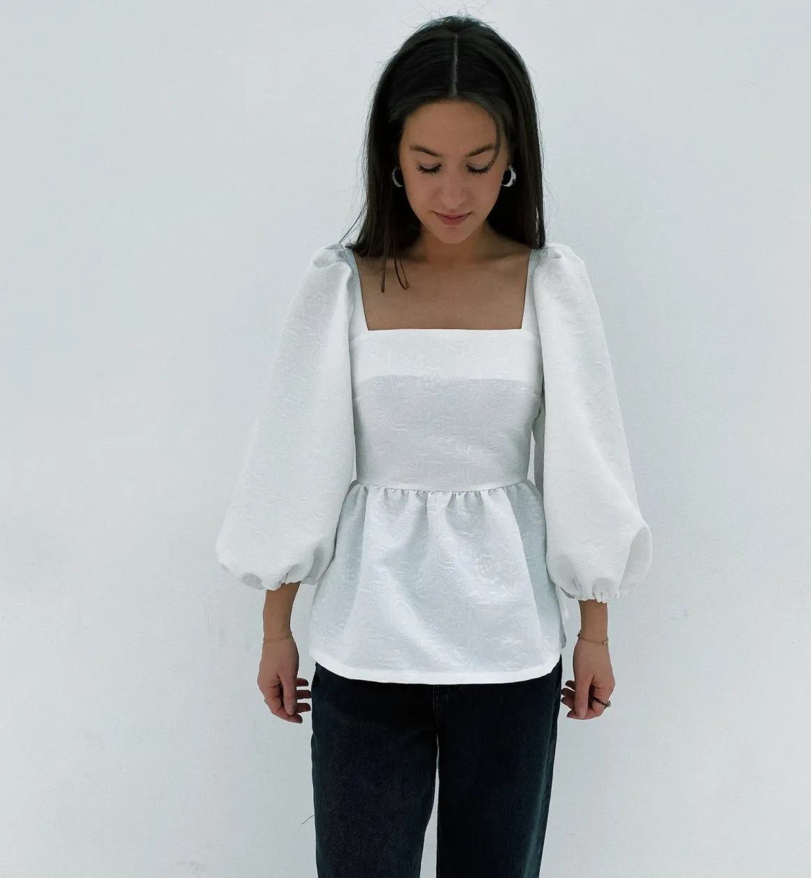 Laagam Tops | Cecile Top White