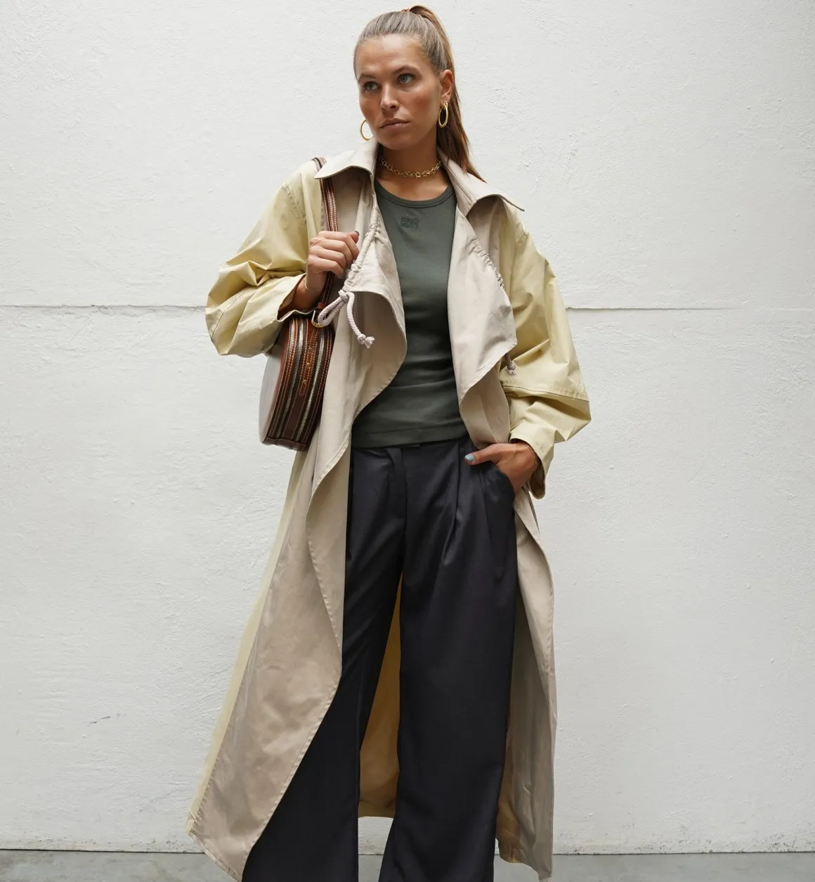 Laagam Jassen | Paris Trench Coat Brown