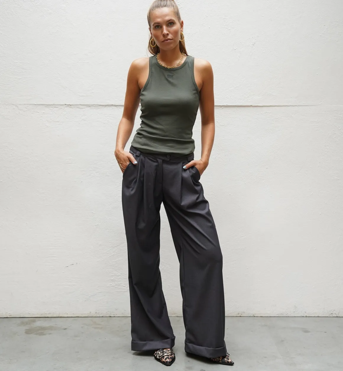 Laagam Broeken & Rokken | Smith Tailored Pants Grey