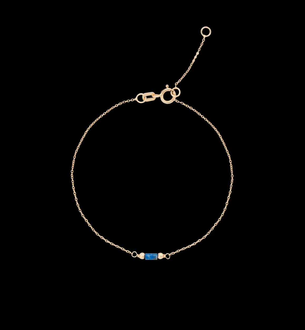 Anna + Nina 14K Goud | Lapis Bracelet 14K