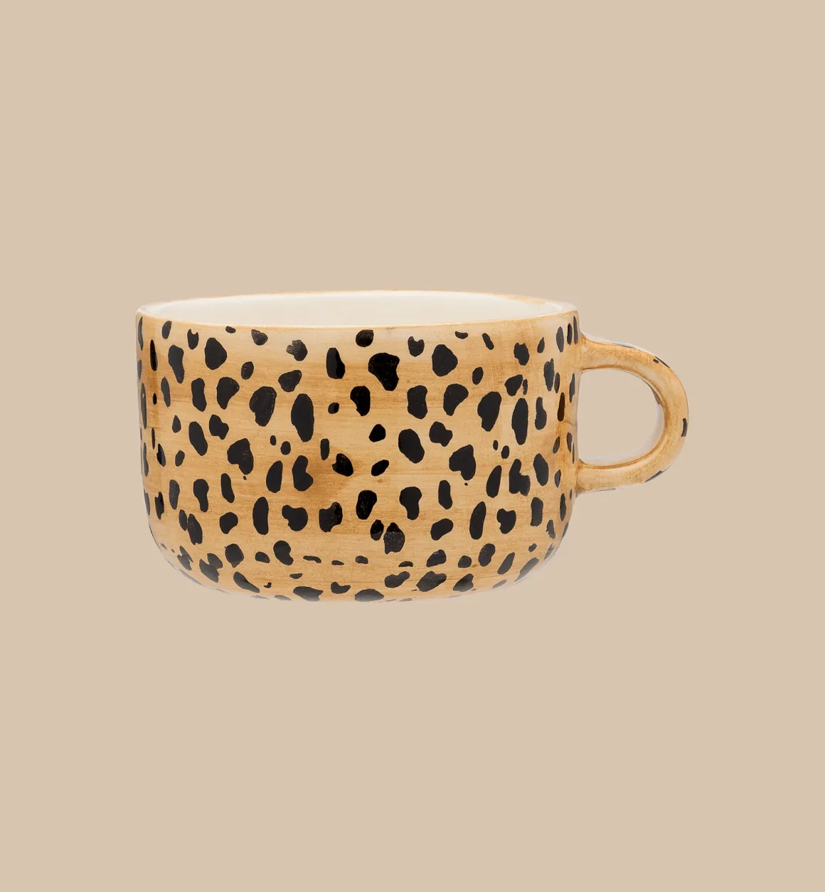 Anna + Nina - Home Mokken | Servies | Leopard Cappuccino Mug