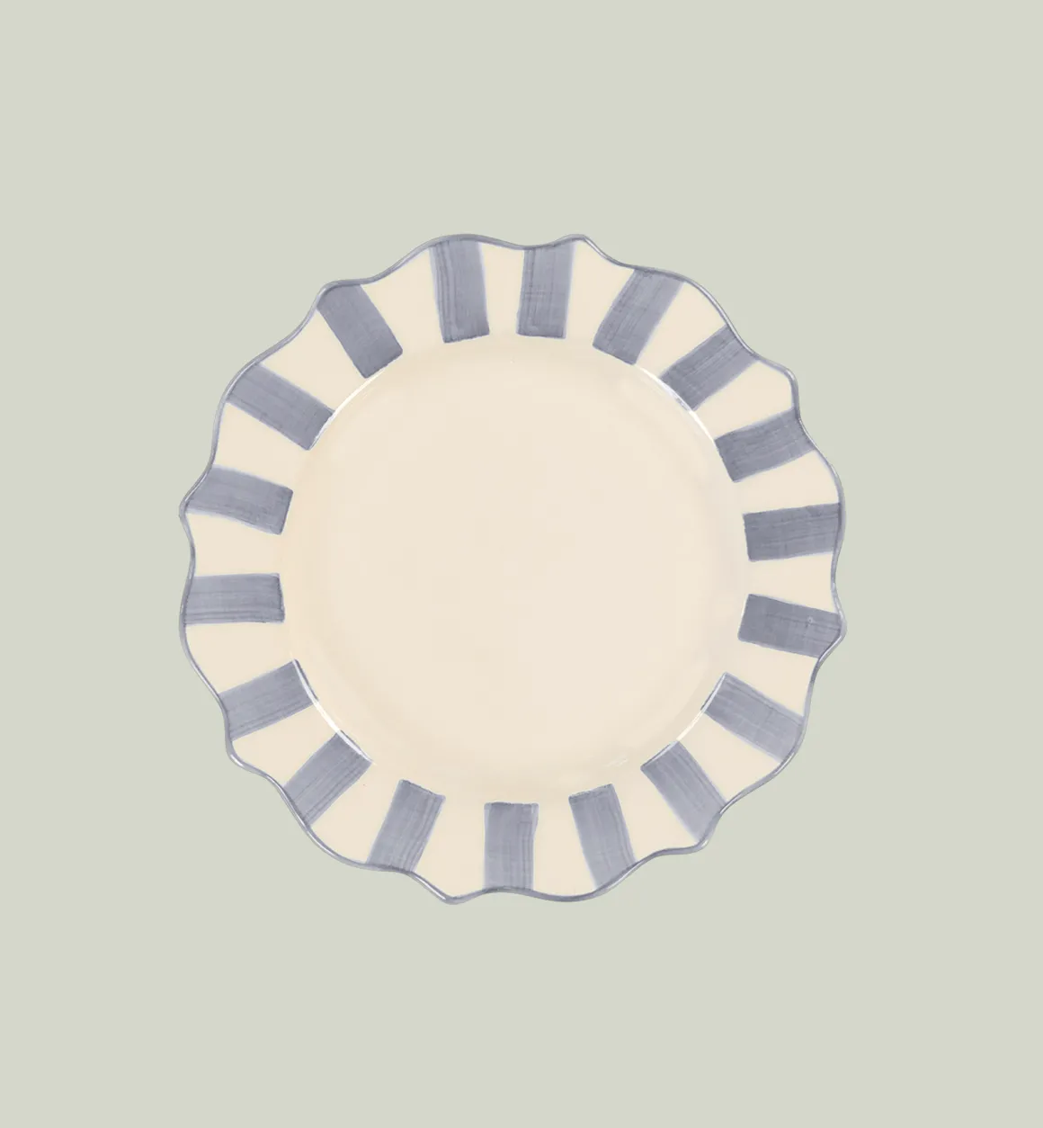 Anna + Nina - Home Servies | Lilac Scalloped Breakfast Plate