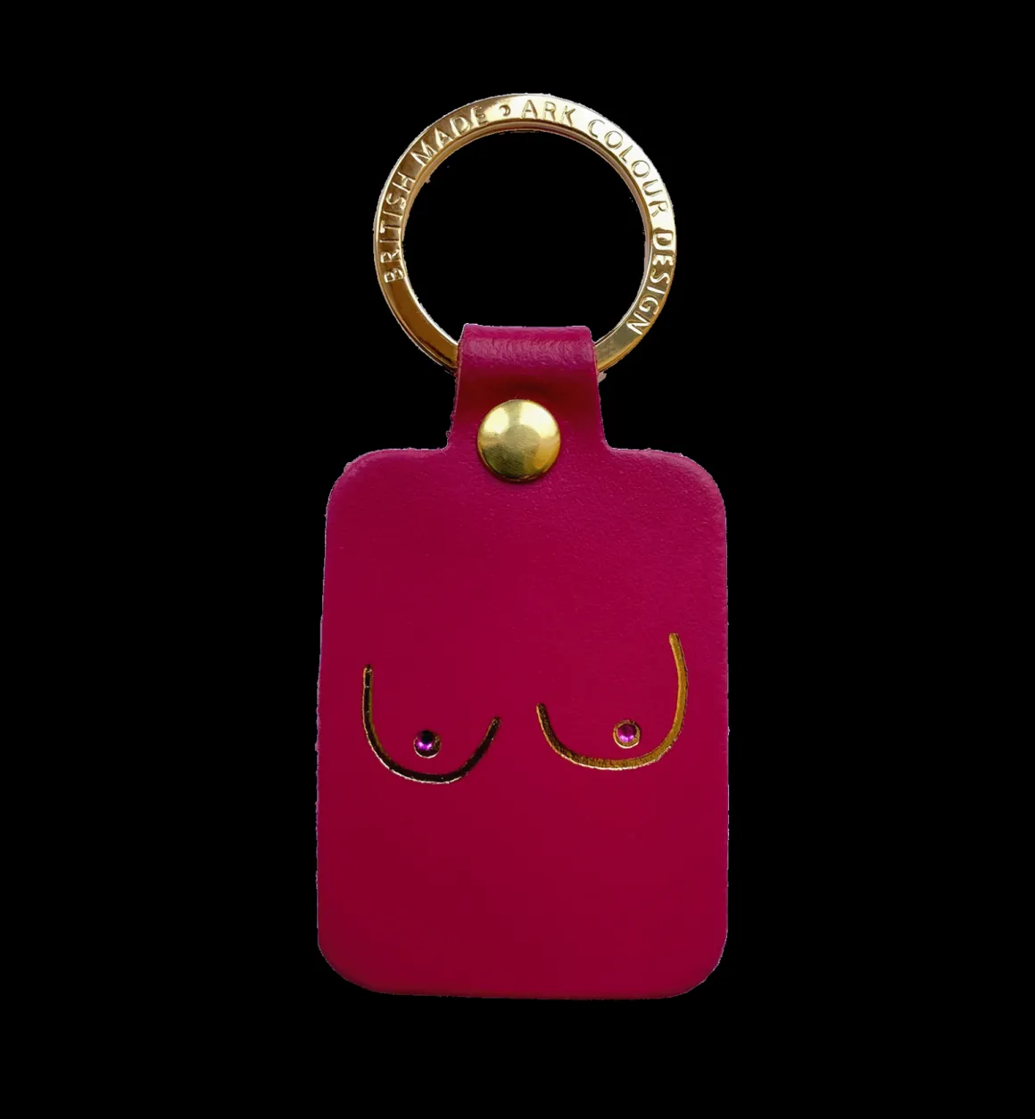 Ark Colour Design Accessories | Magenta Key Chain Boob by