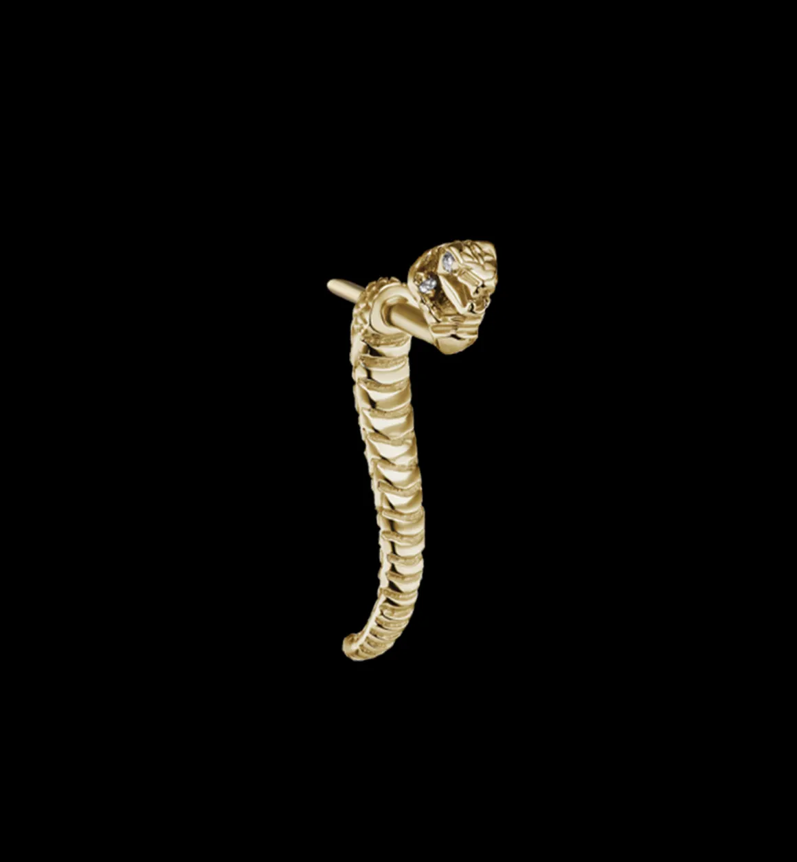 Maria Tash 14K Goud | Diamond Cobra Talon Ear Stud 18K 14K