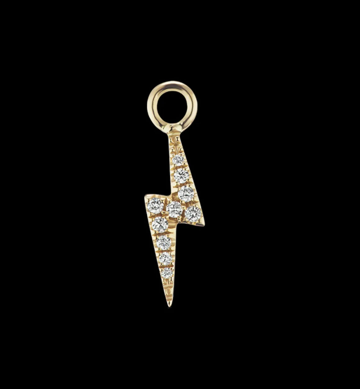 Maria Tash Voor Je Partner | Voor Haar | Diamond Lightning Bolt Charm 18K