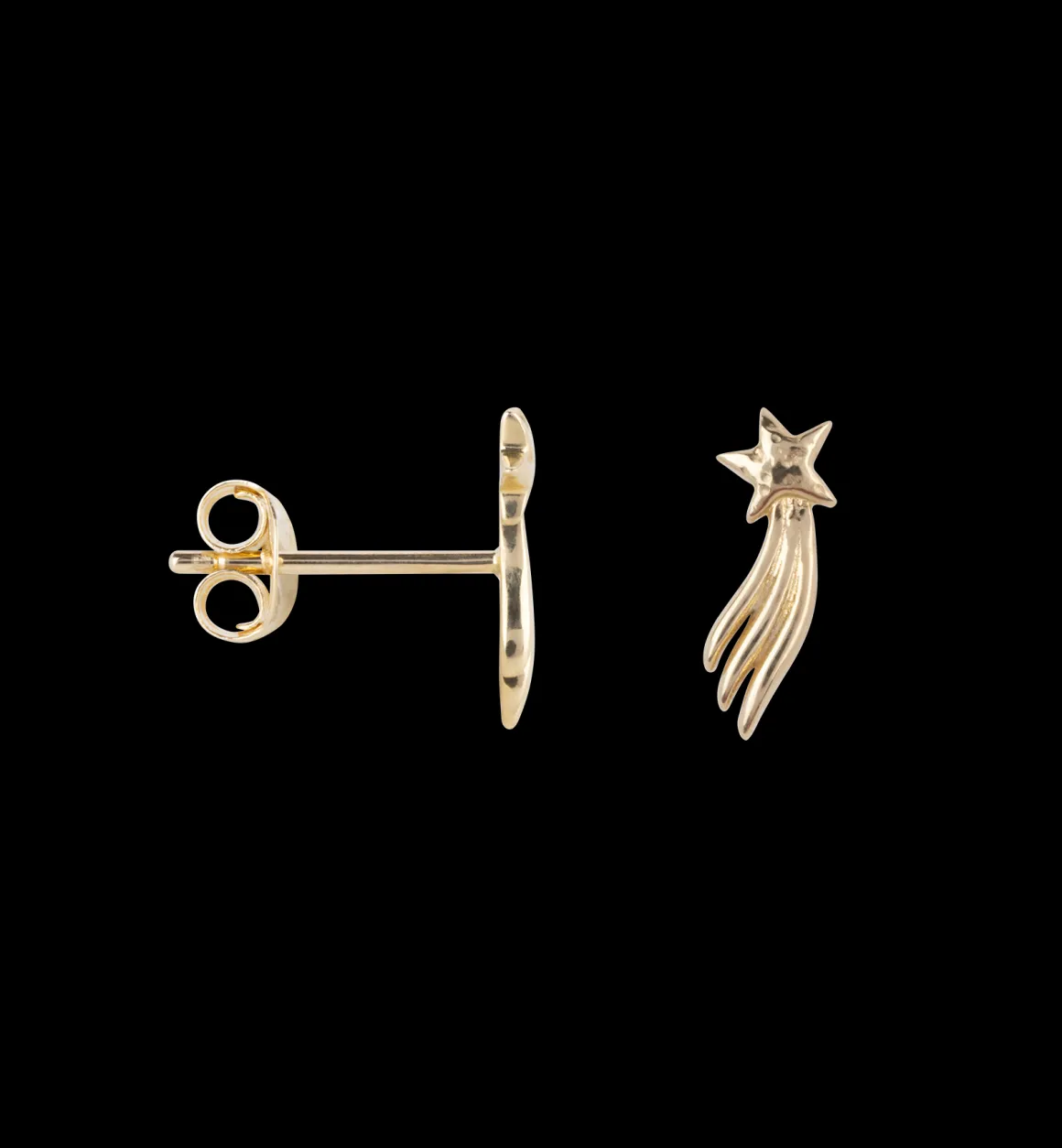 Anna + Nina 14K Goud | Meteor Stud Earring 14K