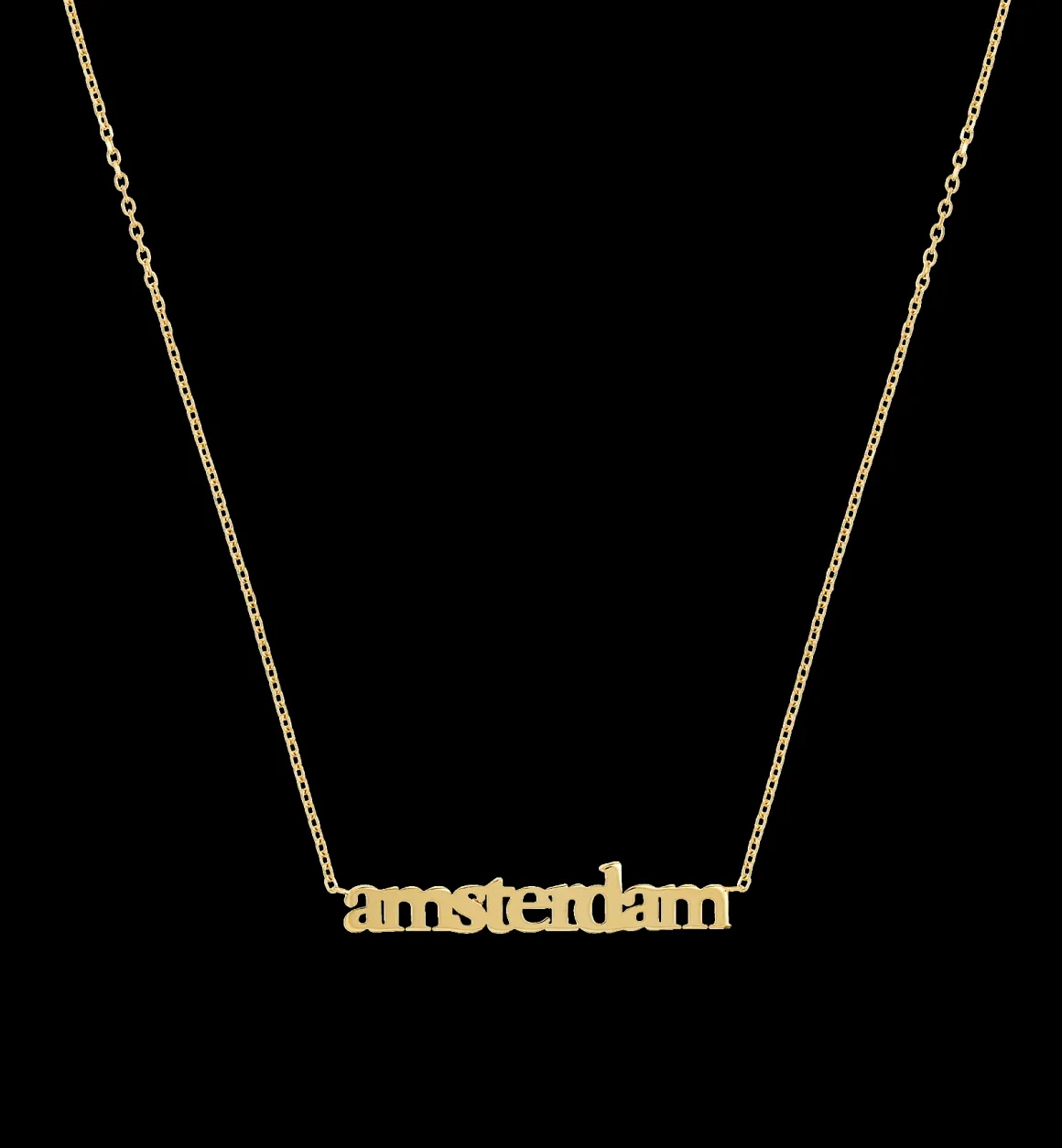 Anna + Nina 9K | Voor Je Partner | Miranda Necklace 9K 10initials