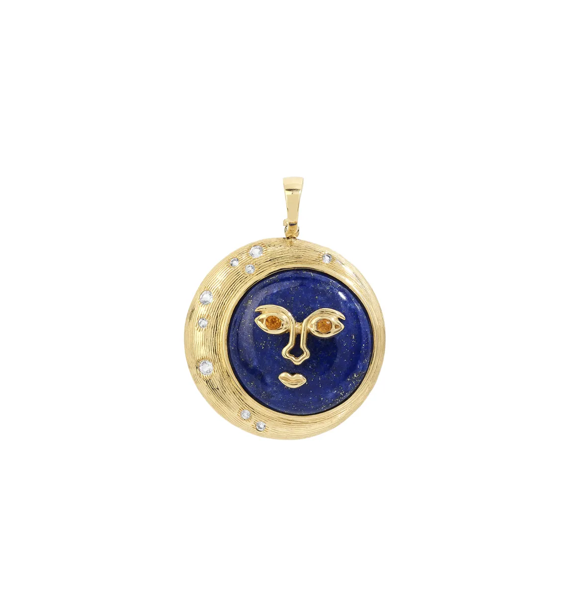 Anna + Nina 14K Goud | Moon Eclipse Charm 14K