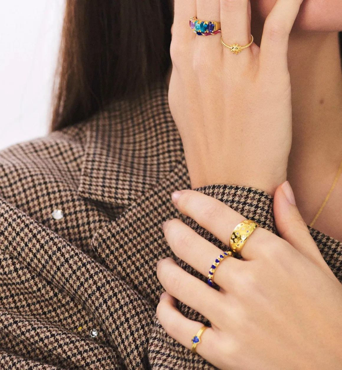 Anna + Nina ​Verguld | Zilver & Verzilverd | Mystic Sky Ring