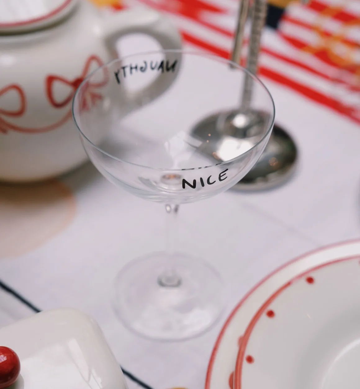 Anna + Nina - Home Servies | Glazen En Karaffen | Naughty & Nice Champagne Glass