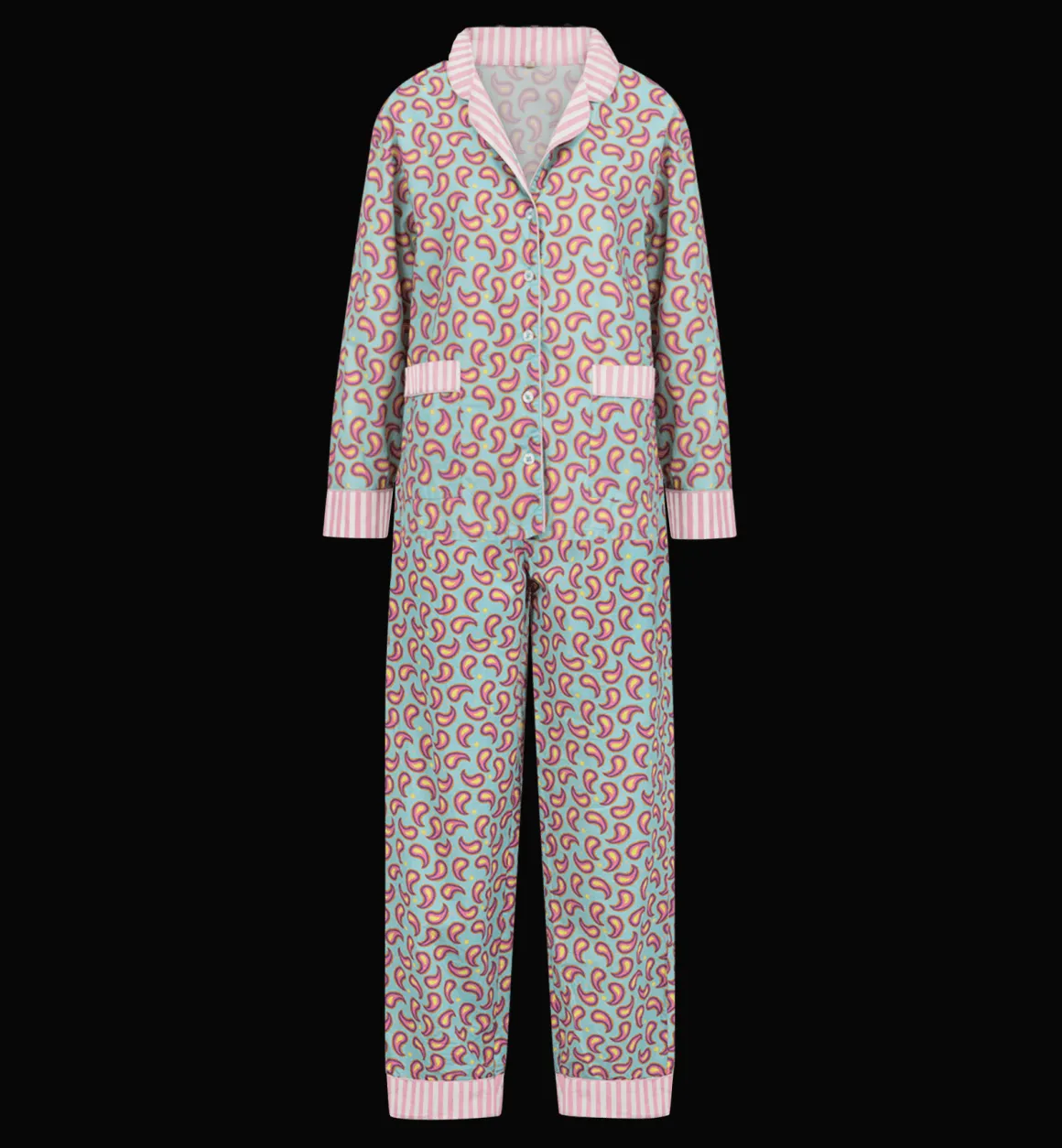 Anna + Nina - Home Verzorging | Tops | Paisley Pyjama Multicolour