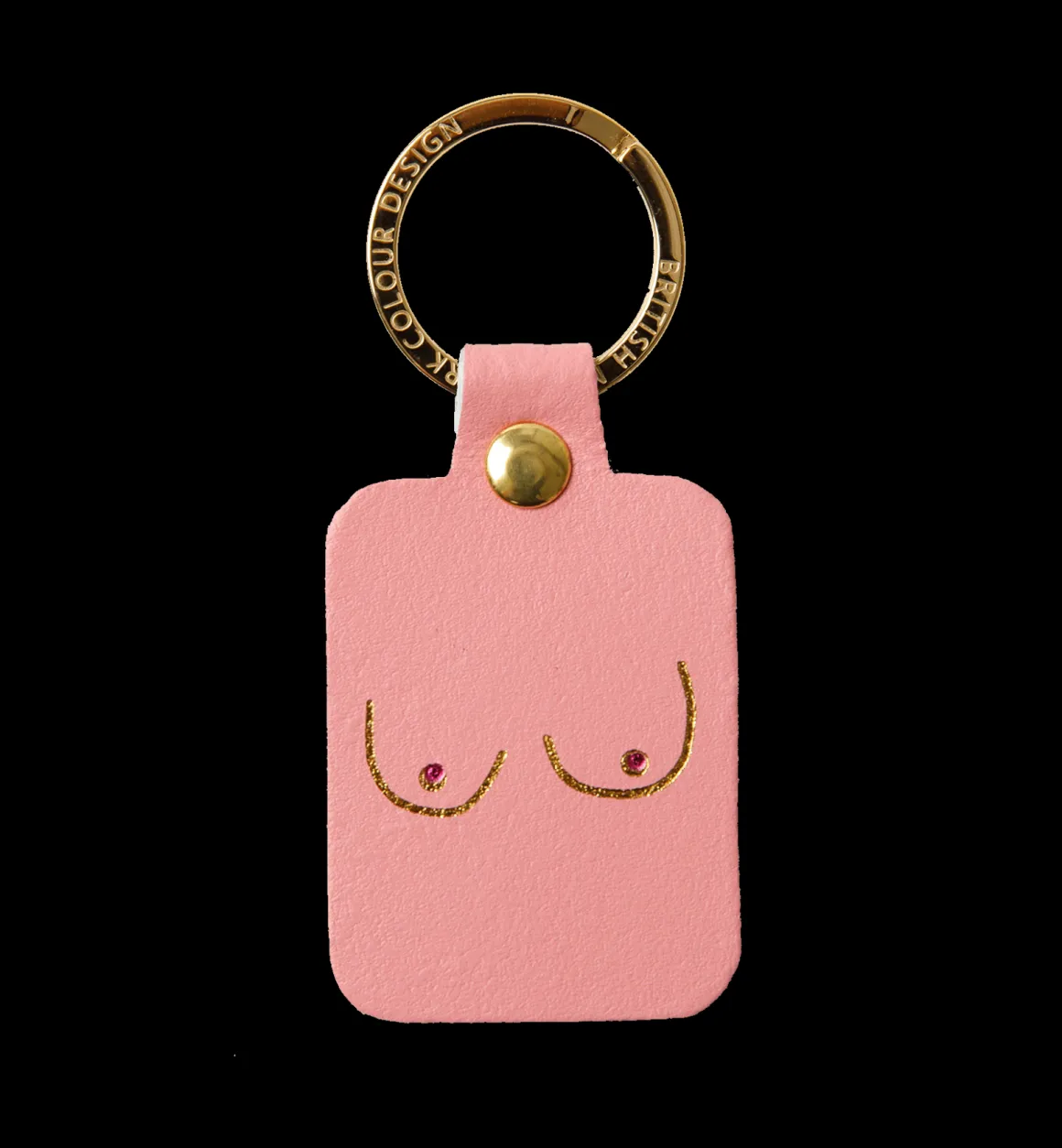 Ark Colour Design Accessories | Pale Pink Key Chain Boob by