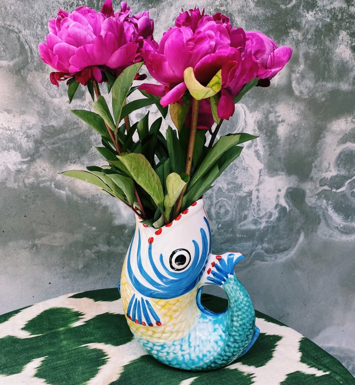 Popolo Vazen | Decoratie | Blue Paolo Fish Vase