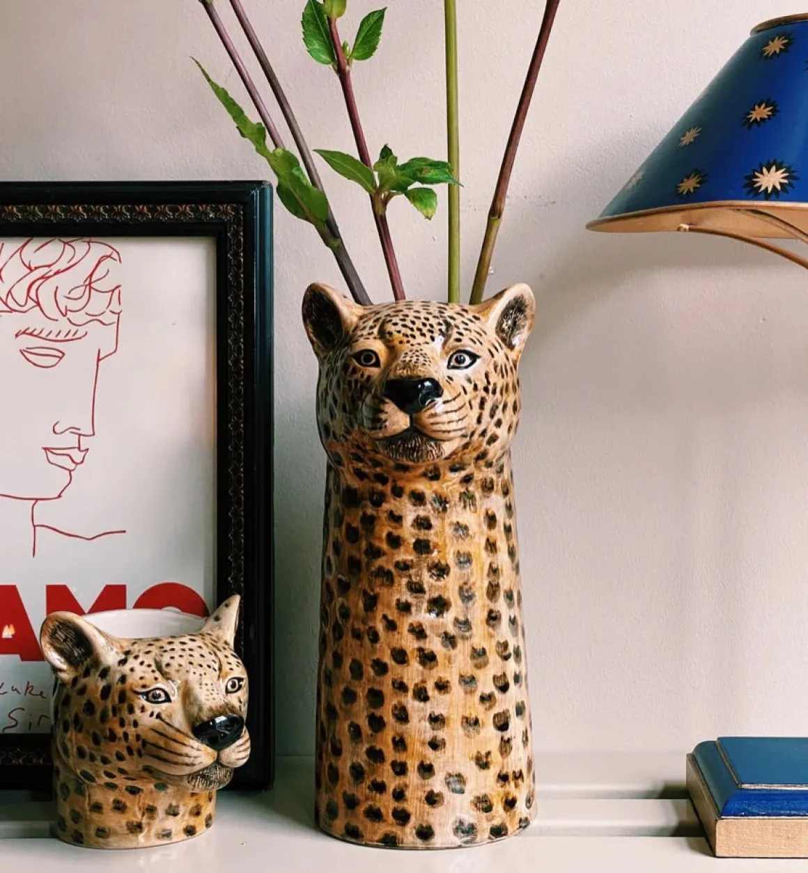 Quail Vazen | Decoratie | Leopard Flower Vase