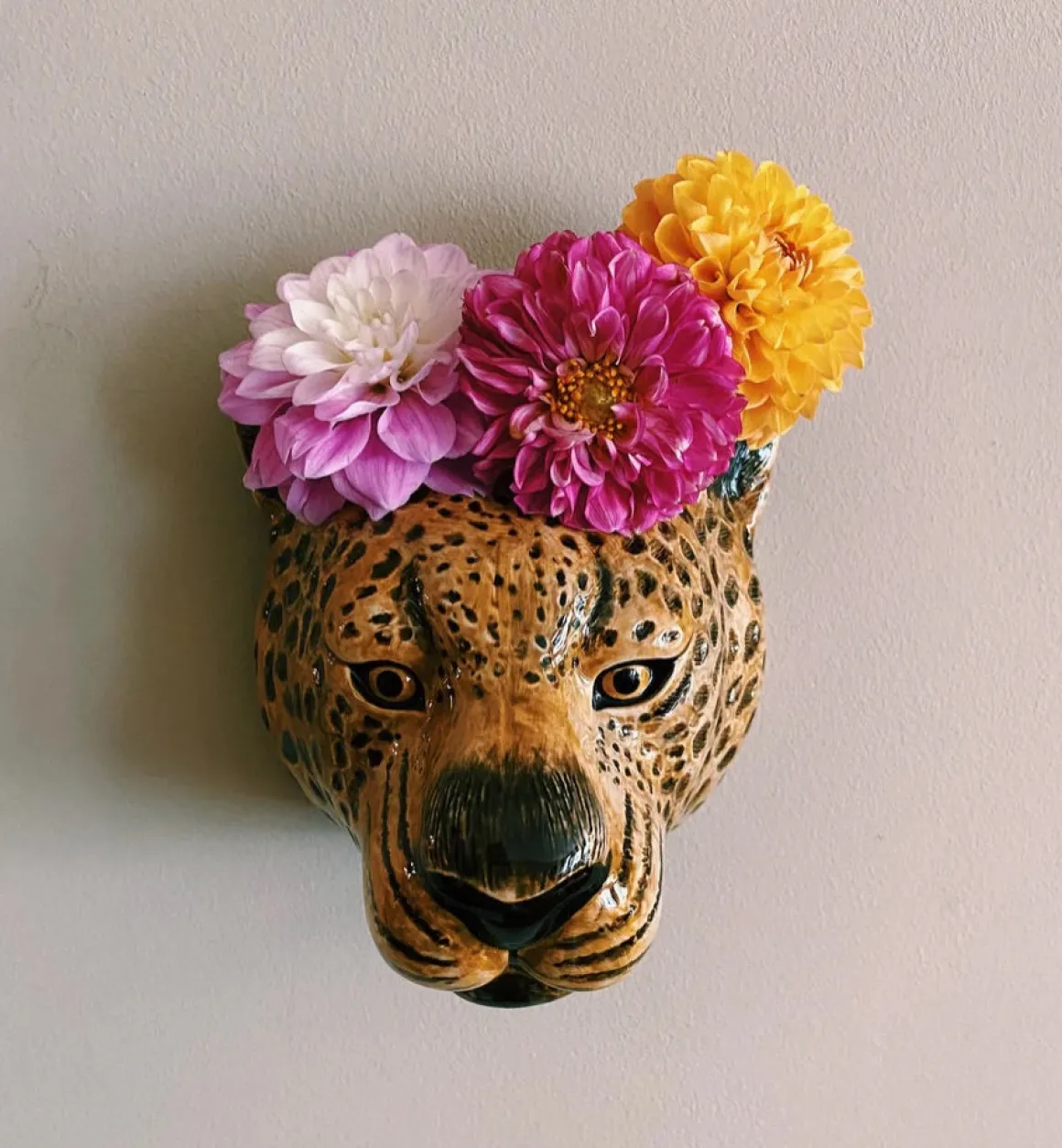 Quail Vazen | Kunst | Leopard Wall Vase