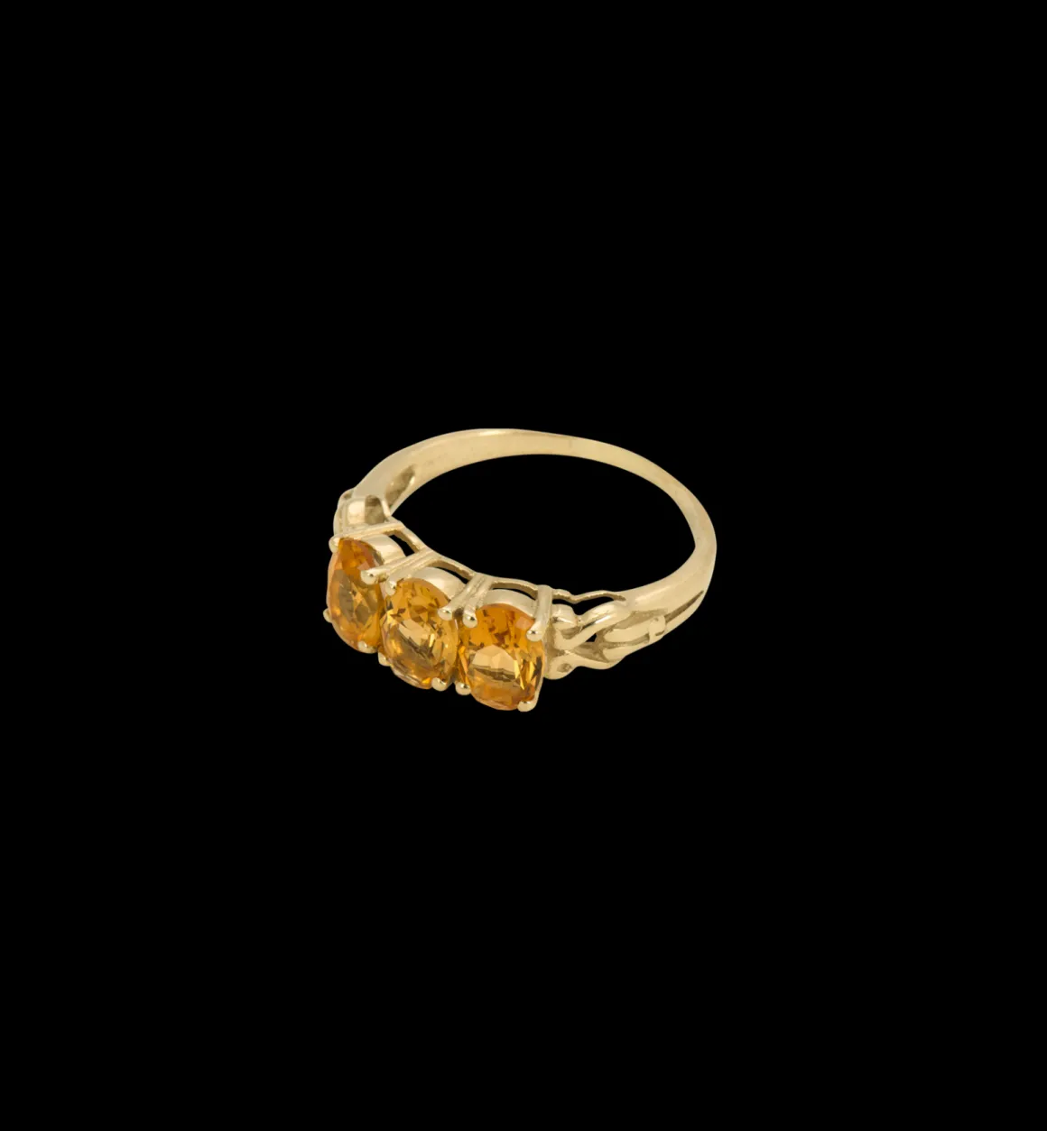 Anna + Nina 14K Goud | Voor Je Partner | Rose Citrine Ring 14K Geelgoud