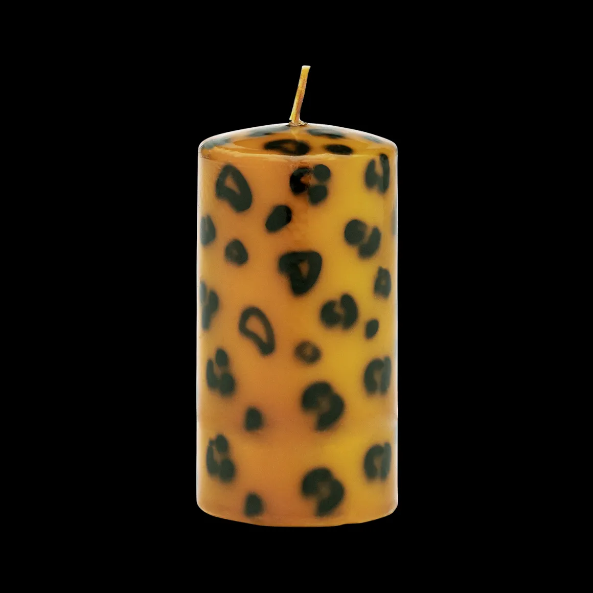 Anna + Nina - Home Kaarsen & Kandelaren | Decoratie | Short Leopard Print Blunt Candle