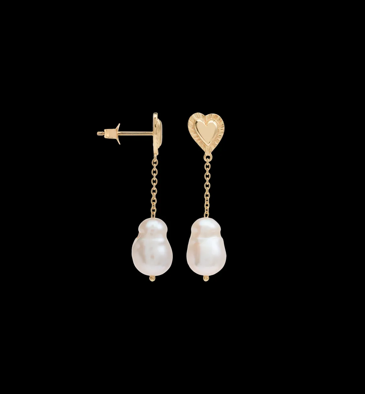 Anna + Nina 14K Goud | Voor Haar | Single My Heart Dropped Stud 14K